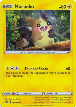 Morpeko SWSH012/307 - SWSH Black Star Promos Holofoil - Poke-Collect