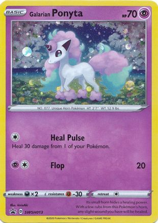 Galarian Ponyta - SWSH013 SWSH013/307 - SWSH Sword & Shield Promo Cards Holofoil - Poke-Collect