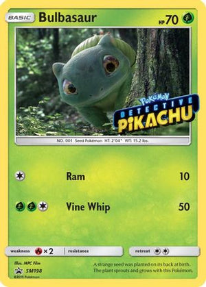 Bulbasaur - SM198 (Detective Pikachu Stamped) SM198/248 - SM Promos Holofoil - Poke-Collect