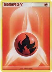 Fire Energy (2007 Unnumbered D P Style Non Holo) [League & Championship Cards] - Poke-Collect