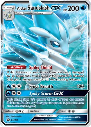 Alolan Sandslash GX - SM236 SM236/248 - SM Promos Holofoil - Poke-Collect