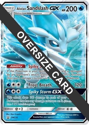 Alolan Sandslash GX - SM236 SM236 - Jumbo Cards Holofoil - Poke-Collect