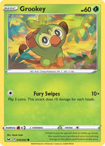 Grookey (010) 10/202 - SWSH01 Sword & Shield Base Set Reverse Holofoil - Poke-Collect