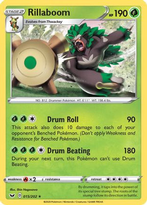 Rillaboom 15/202 - Sword & Shield - Poke-Collect