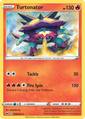 Turtonator 29/202 - Sword & Shield - Poke-Collect