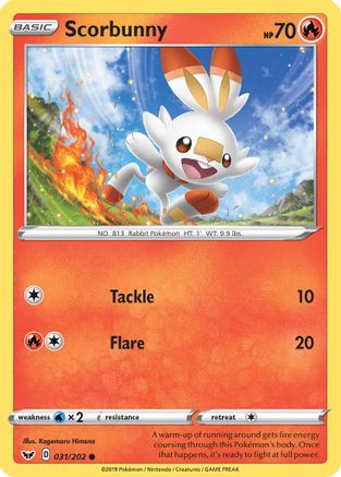 Scorbunny 31/202 - Sword & Shield - Poke-Collect
