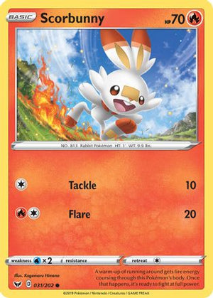 Scorbunny 31/202 - Sword & Shield - Poke-Collect