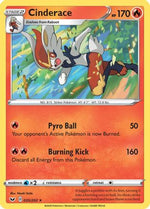 Cinderace (035) 35/202 - SWSH01 Sword & Shield Base Set Holofoil - Poke-Collect