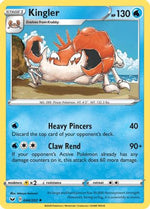 Kingler 44/202 - SWSH01 Sword & Shield Base Set Reverse Holofoil - Poke-Collect