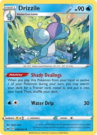 Drizzile (056) 56/202 - SWSH01 Sword & Shield Base Set - Poke-Collect