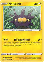 Pincurchin 77/202 - SWSH01 Sword & Shield Base Set Reverse Holofoil - Poke-Collect