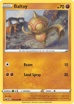 Baltoy 101/202 - Sword & Shield - Poke-Collect