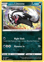 Galarian Linoone 118/202 - SWSH01 Sword & Shield Base Set Reverse Holofoil - Poke-Collect