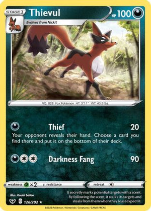 Thievul 126/202 - Sword & Shield - Poke-Collect