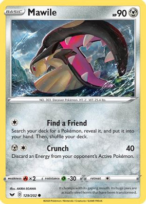 Mawile 129/202 - Sword & Shield - Poke-Collect