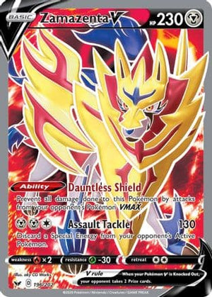 Zamazenta V 196/202 - Sword & Shield Holofoil