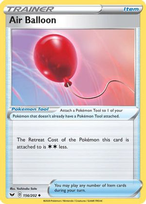 Air Balloon 156/202 - Sword & Shield - Poke-Collect