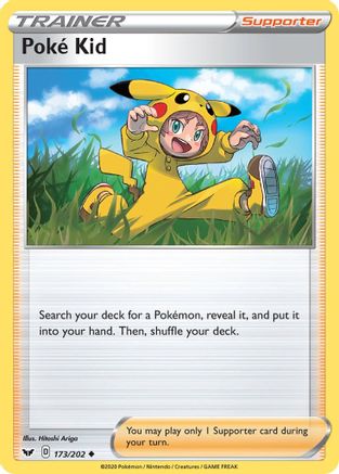 Poke Kid 173/202 - SWSH01 Sword & Shield Base Set - Poke-Collect