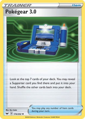 Pokegear 3.0 174/202 - SWSH01 Sword & Shield Base Set - Poke-Collect