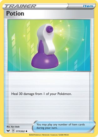 Potion 177/202 - SWSH01 Sword & Shield Base Set Reverse Holofoil - Poke-Collect