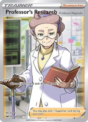Professor's Research (Professor Magnolia) 201/202 - Sword & Shield Holofoil - Poke-Collect