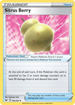 Sitrus Berry 182/202 - Sword & Shield - Poke-Collect