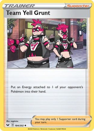 Team Yell Grunt 184/202 - Sword & Shield - Poke-Collect