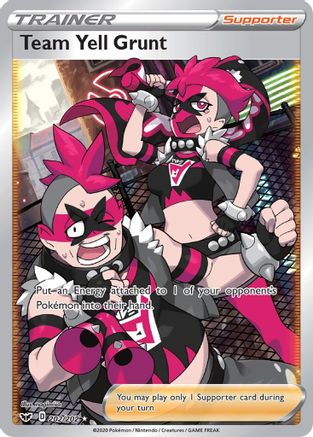 Team Yell Grunt 202/202 - Sword & Shield Holofoil - Poke-Collect