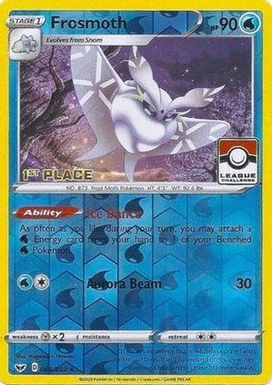 Frosmoth - 064/202 (League Challenge) [1st Place] 64 - League & Championship Cards Reverse Holofoil - Poke-Collect