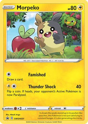 Morpeko SWSH031/307 - SWSH Black Star Promos Holofoil - Poke-Collect