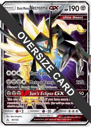 Dusk Mane Necrozma GX - 90/156 90 - Jumbo Cards Holofoil - Poke-Collect