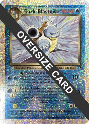 Dark Blastoise - S2/S4 (Box Topper) S2 - Jumbo Cards Reverse Holofoil - Poke-Collect