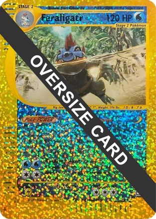 Feraligatr - 2/12 (Box Topper) 2 - Jumbo Cards Reverse Holofoil - Poke-Collect
