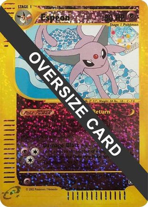 Espeon - 6/12 (Box Topper) 6 - Jumbo Cards Reverse Holofoil - Poke-Collect