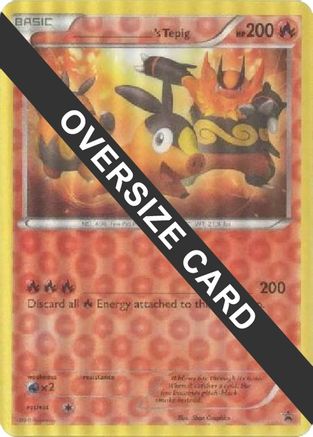 ______'s Tepig N - Jumbo Cards Reverse Holofoil - Poke-Collect