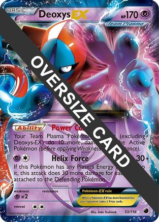 Deoxys EX - 53/116 (Plasma Freeze) 53 - Jumbo Cards Holofoil - Poke-Collect