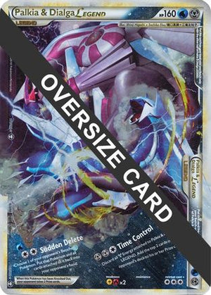 Palkia & Dialga Legends - 101/102 + 102/102 (Single Oversized Promo) 101 - Jumbo Cards Holofoil - Poke-Collect