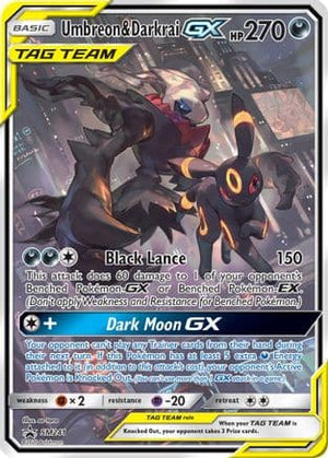 Umbreon & Darkrai-GX SM241/248 - SM Black Star Promos Holofoil