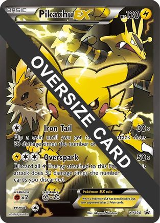 Pikachu EX - XY124 XY124 - Jumbo Cards Holofoil - Poke-Collect