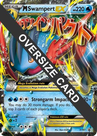 M Swampert EX - XY87 XY87 - Jumbo Cards Holofoil - Poke-Collect