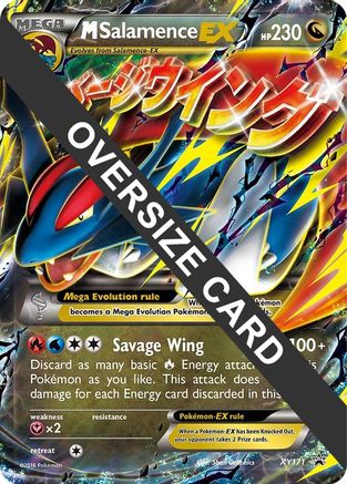 M Salamence EX - XY171 XY171 - Jumbo Cards Holofoil - Poke-Collect