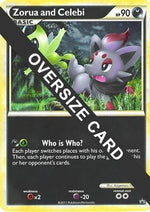 Zorua and Celebi (Black and White Tour Promo) - Jumbo Cards Holofoil - Poke-Collect
