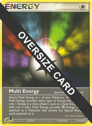 Multi Energy - 93/100 93 - Jumbo Cards Holofoil - Poke-Collect