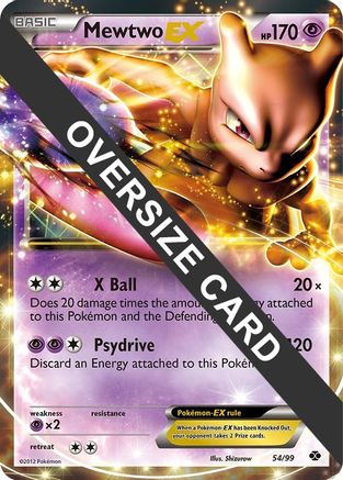 Mewtwo EX - 54/99 54 - Jumbo Cards Holofoil - Poke-Collect