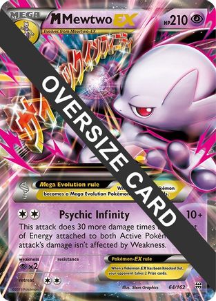M Mewtwo EX - 64/162 64 - Jumbo Cards Holofoil - Poke-Collect