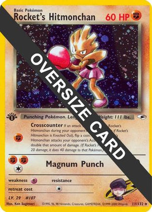 Rocket's Hitmonchan - 11/132 11 - Jumbo Cards - Poke-Collect