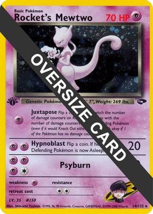 Rocket's Mewtwo - 14/132 14 - Jumbo Cards Holofoil - Poke-Collect