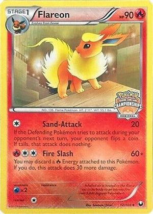 Flareon - 12/108 (Regional Championships) 12 - League & Championship Cards Reverse Holofoil - Poke-Collect