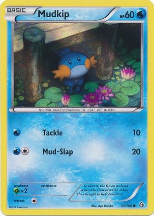 Mudkip - 33/160 (Sheen Holo) 33 - Miscellaneous Cards & Products Holofoil - Poke-Collect