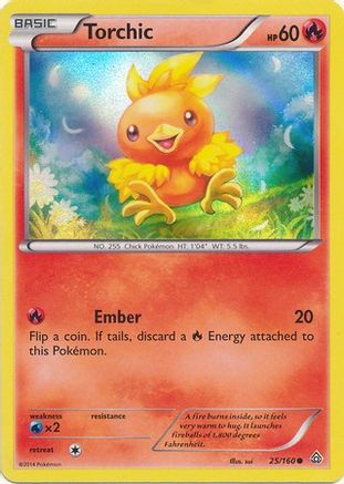 Torchic - 25/160 (Sheen Holo) 25 - Miscellaneous Cards & Products Holofoil - Poke-Collect